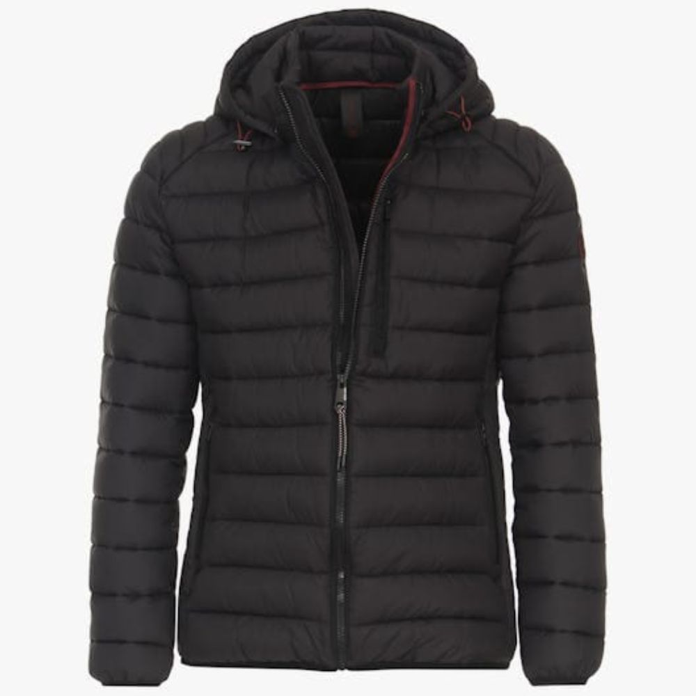 CASA MODA QUILTED MEN BLACK JACKET